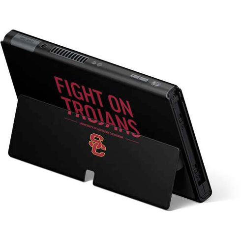 University of Southern California Fight On Trojans Nintendo Switch OLED (2021) Skin